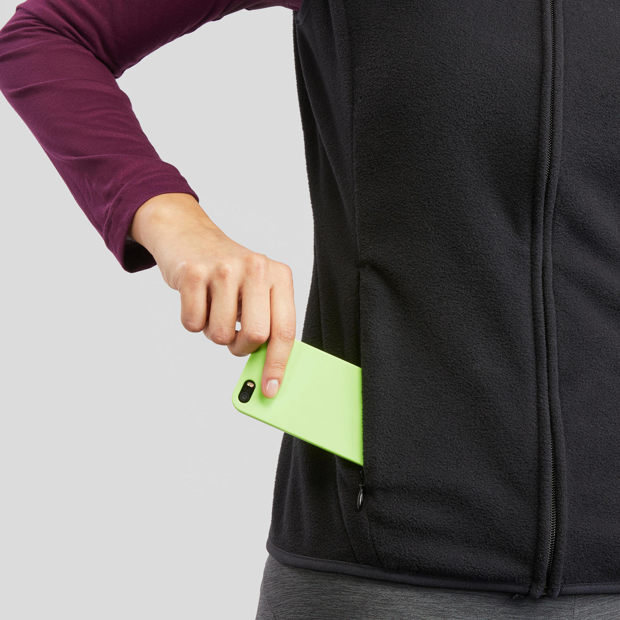 Quechua Women's MH120 Hiking Fleece Vest - Image 6