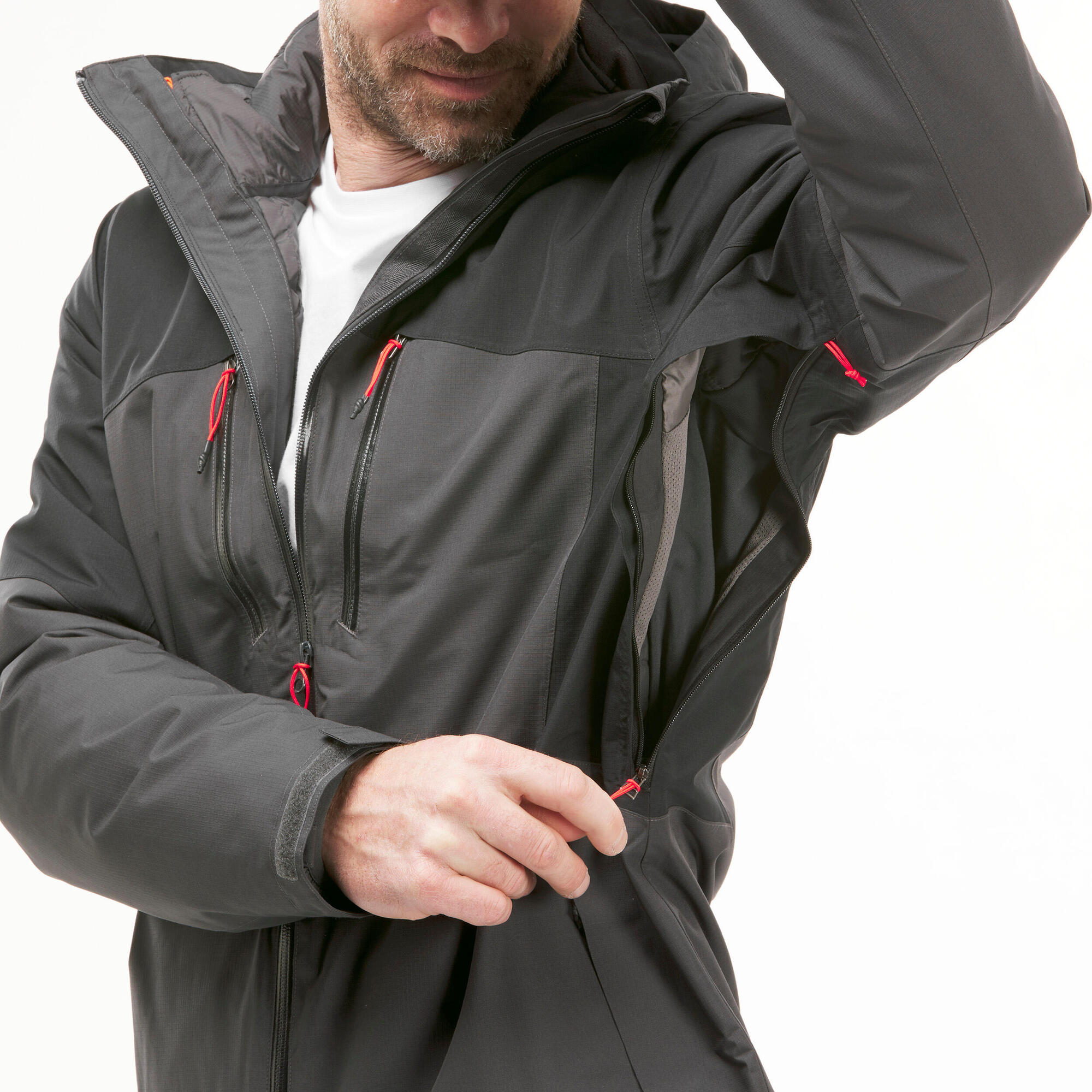 Forclaz Men's Travel 500 3-in-1 Waterproof Jacket - Image 6