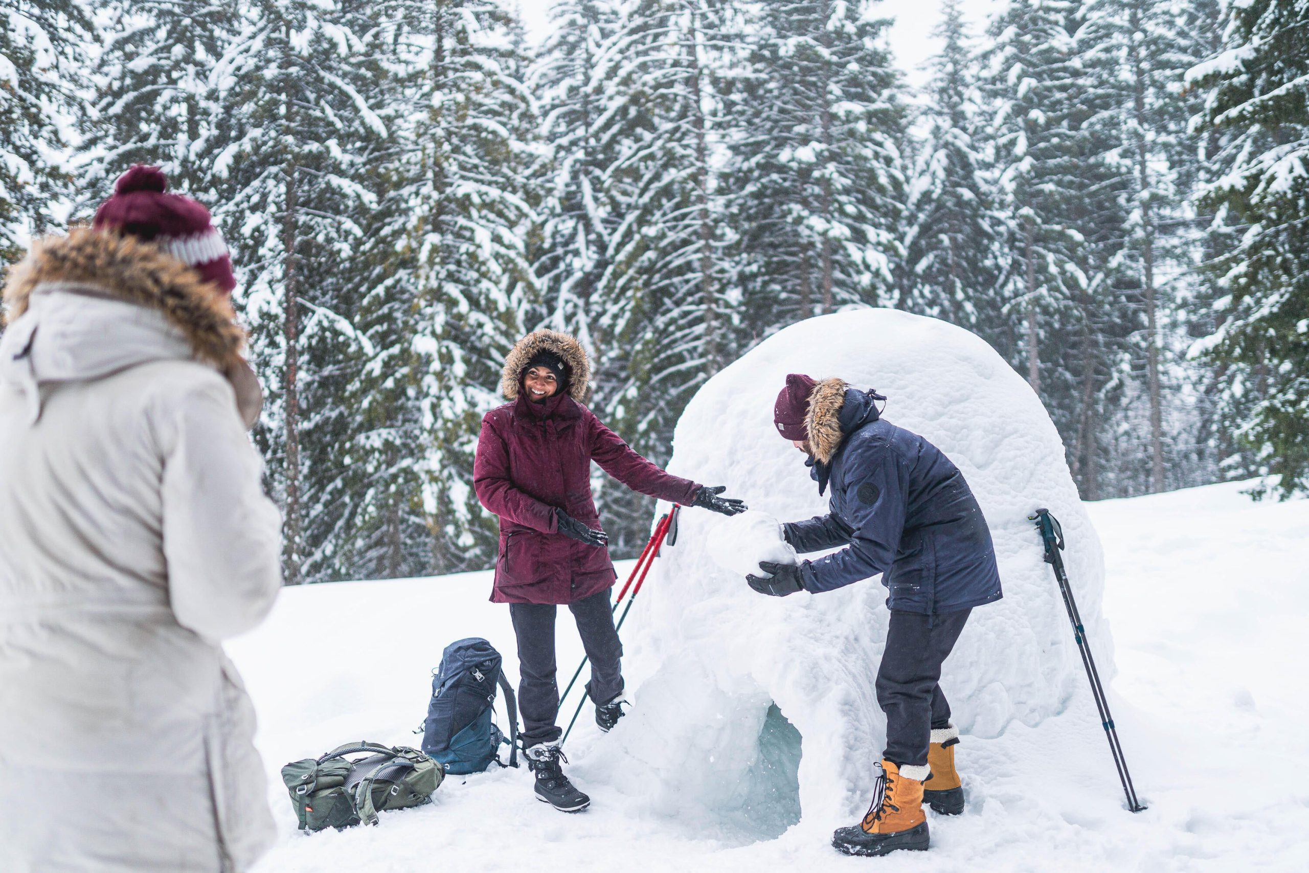 Quechua Women's NH500 Water-Repellent Snow Hiking Pants - Image 21