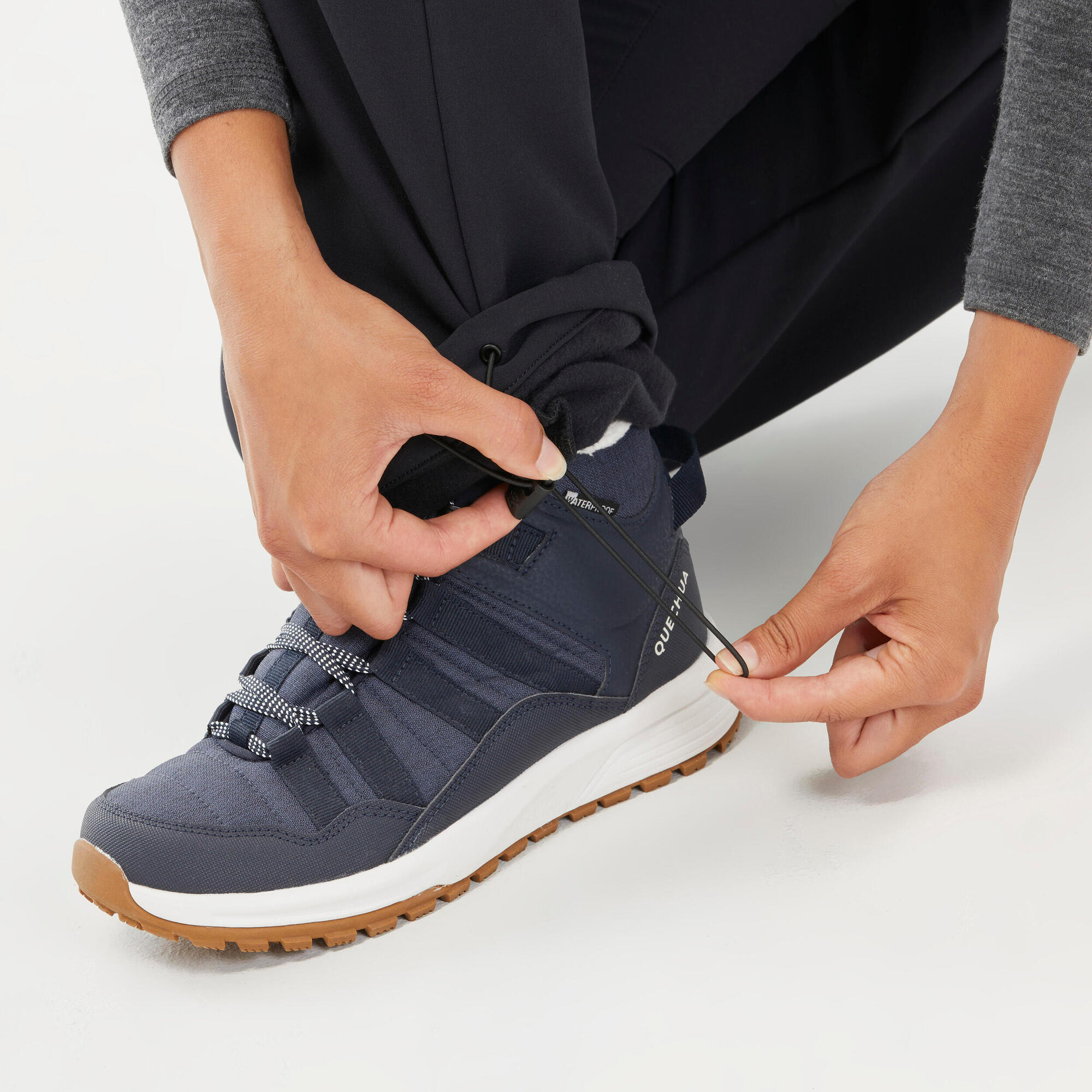 Quechua Women's NH500 Water-Repellent Snow Hiking Pants - Image 8