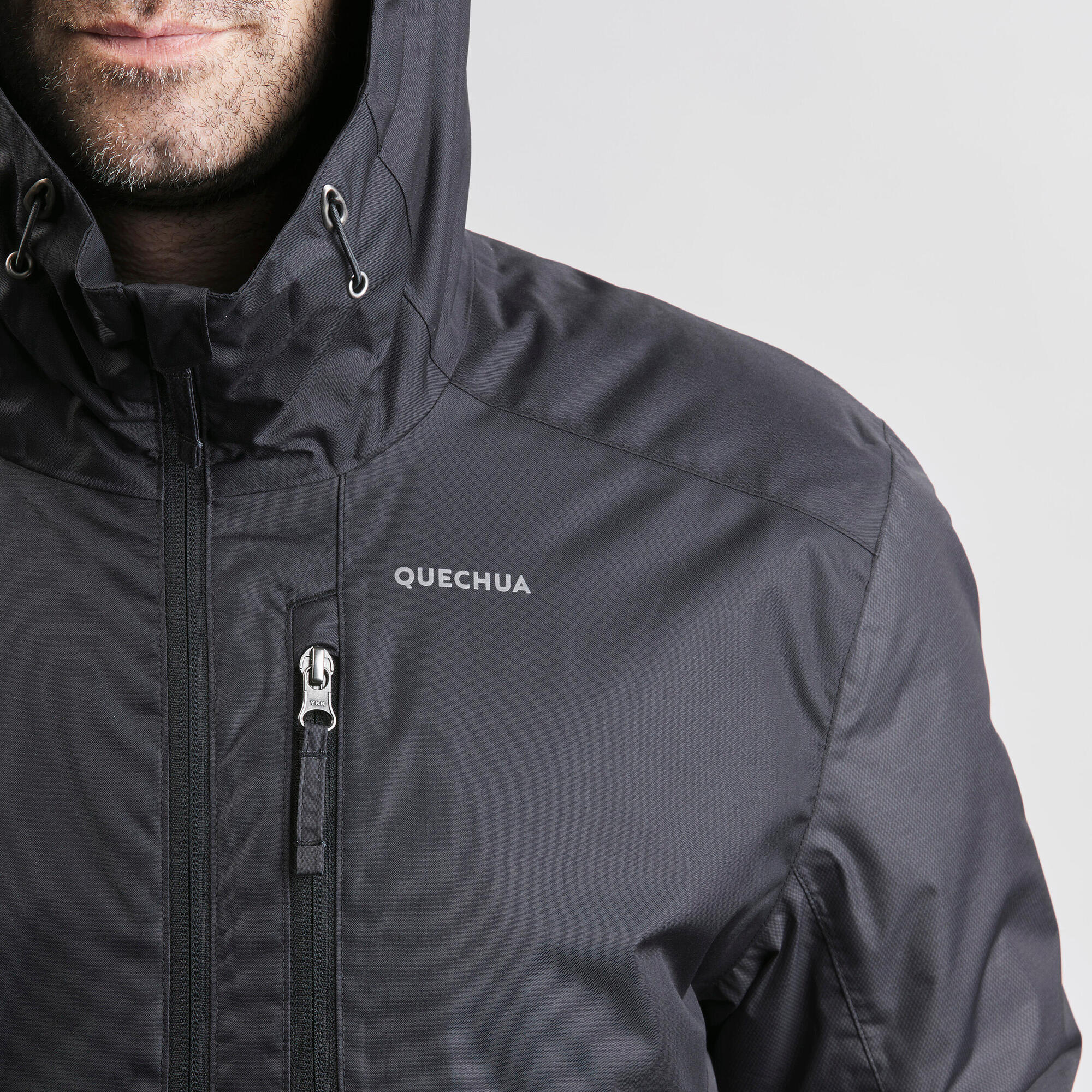 Quechua Men's hiking waterproof winter jacket - SH500 14??F - Image 3