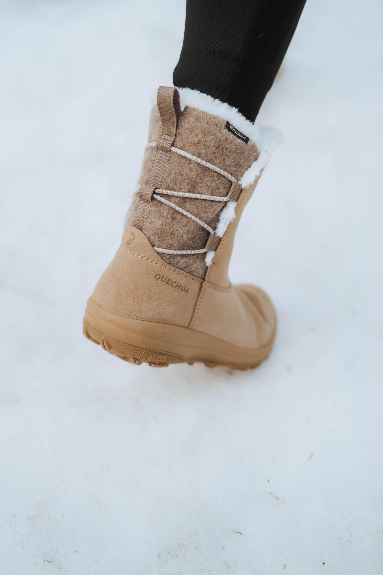 Women's SH500 Warm Waterproof Snow Hiking Boots - Image 12