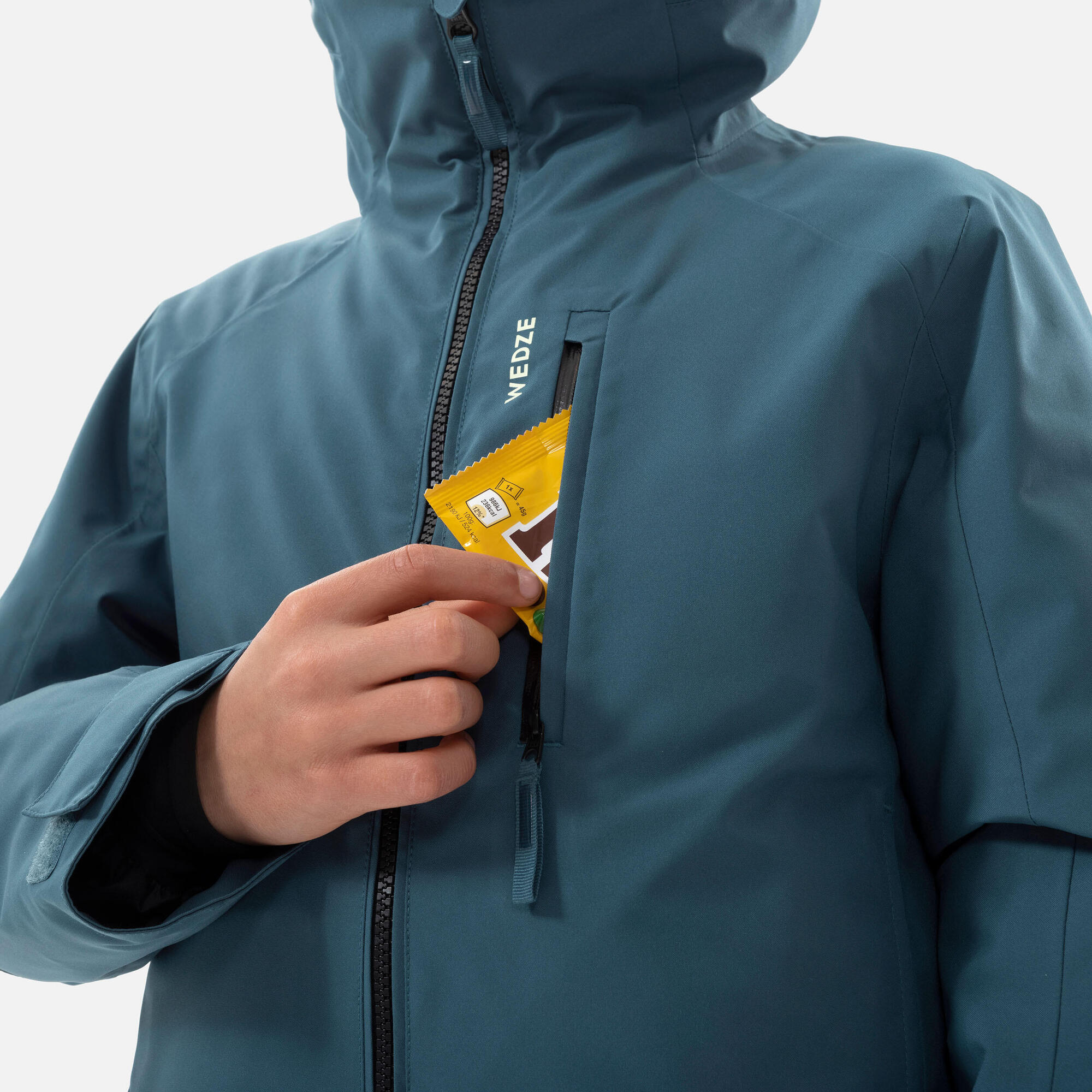 Wedze Kids' 550 Warm Waterproof Ski Jacket - Image 4