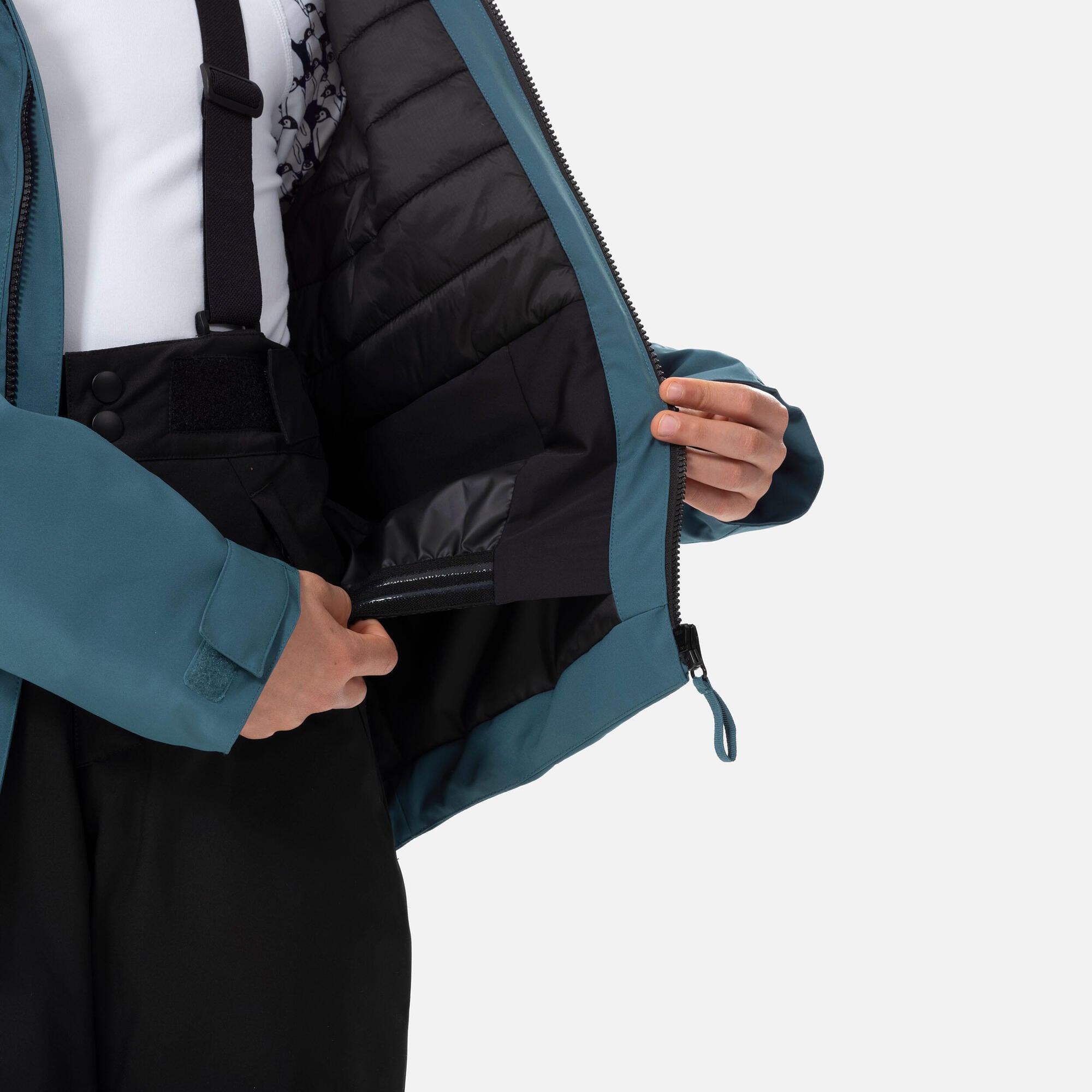 Wedze Kids' 550 Warm Waterproof Ski Jacket - Image 7