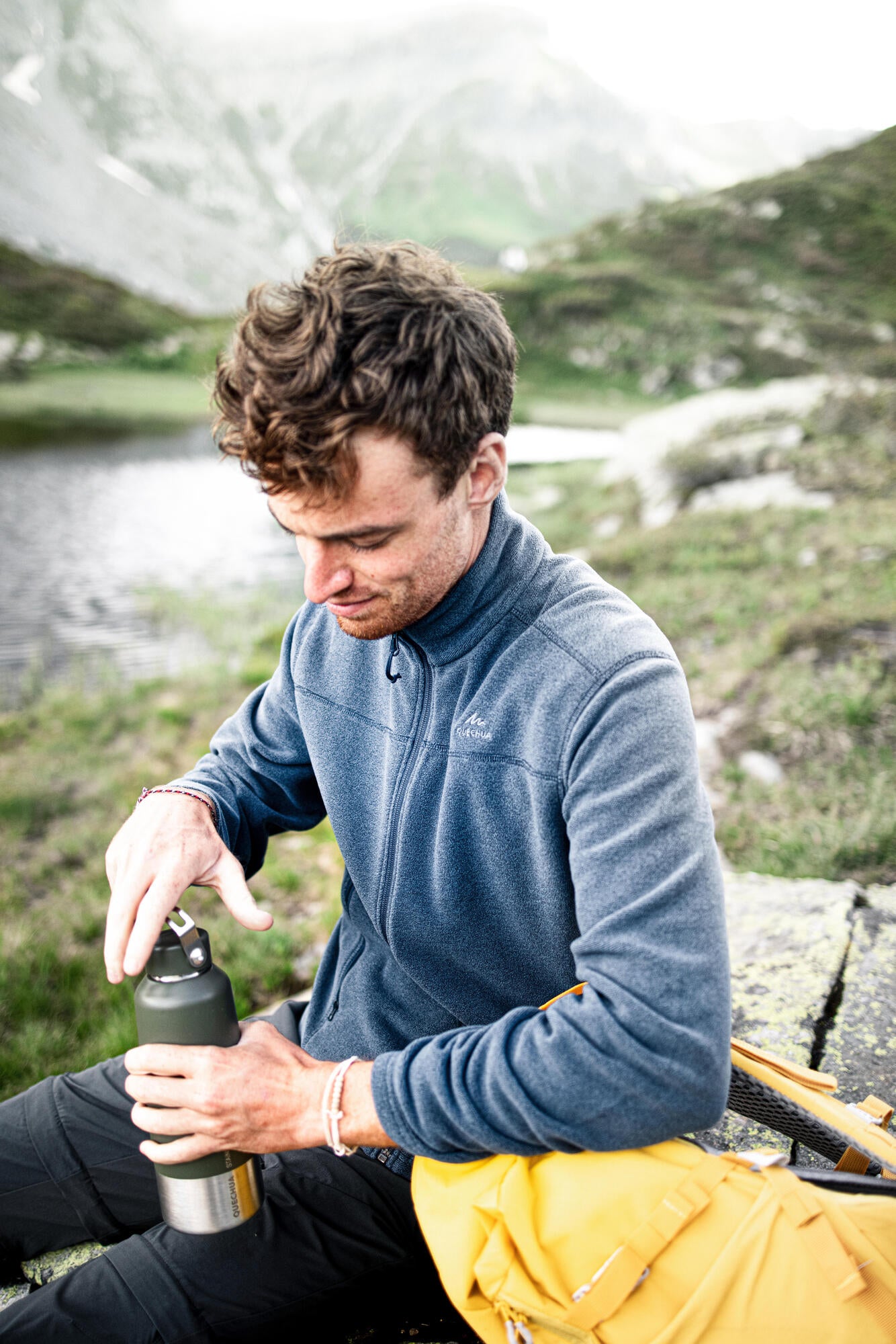 Quechua Men's MH120 Fleece Hiking Jacket - Image 13