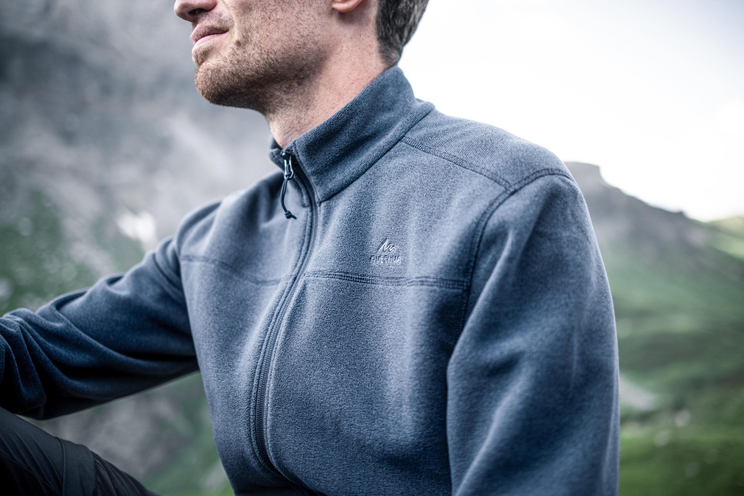 Quechua Men's MH120 Fleece Hiking Jacket - Image 14