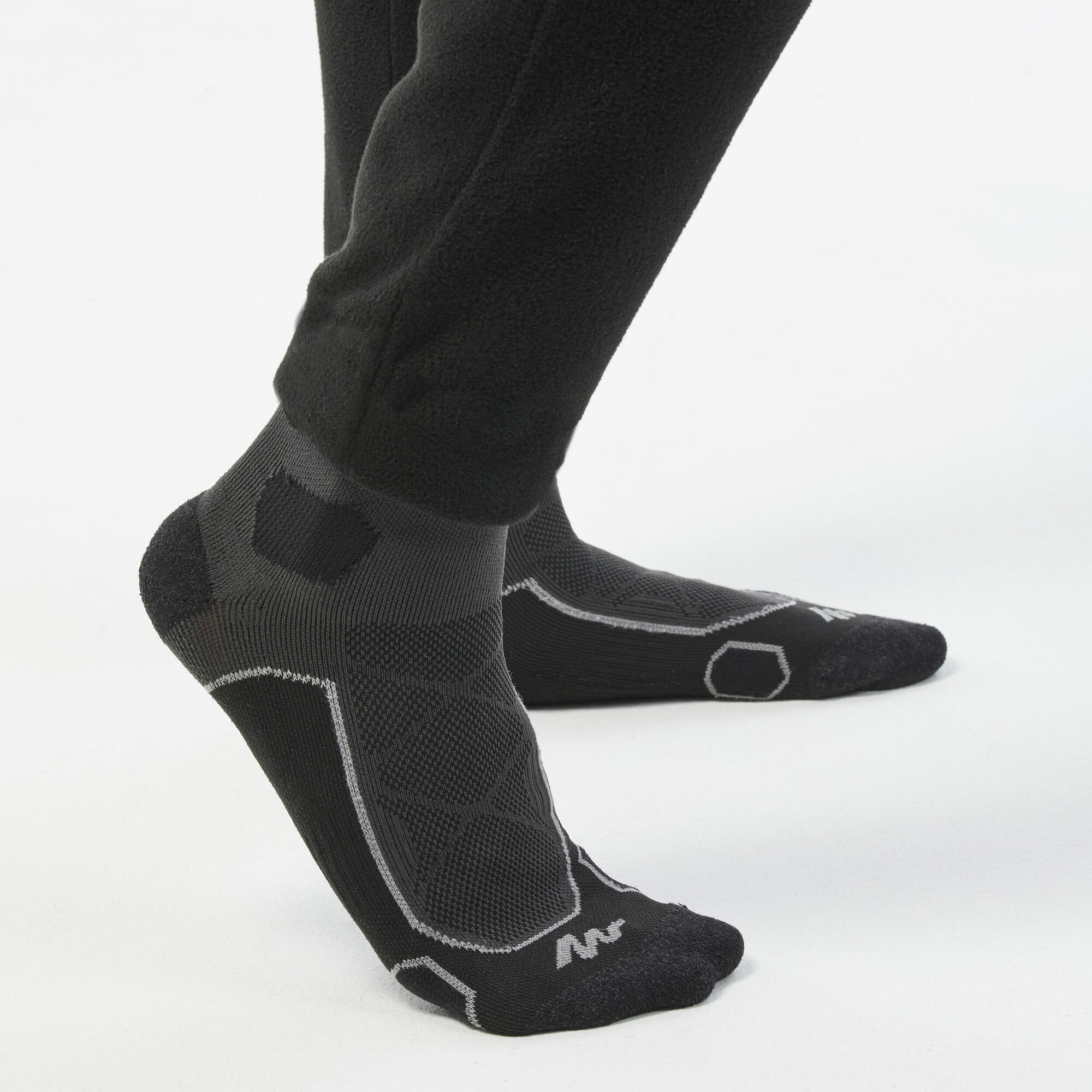 Quechua Men's MH100 Fleece Hiking Tights - Image 3