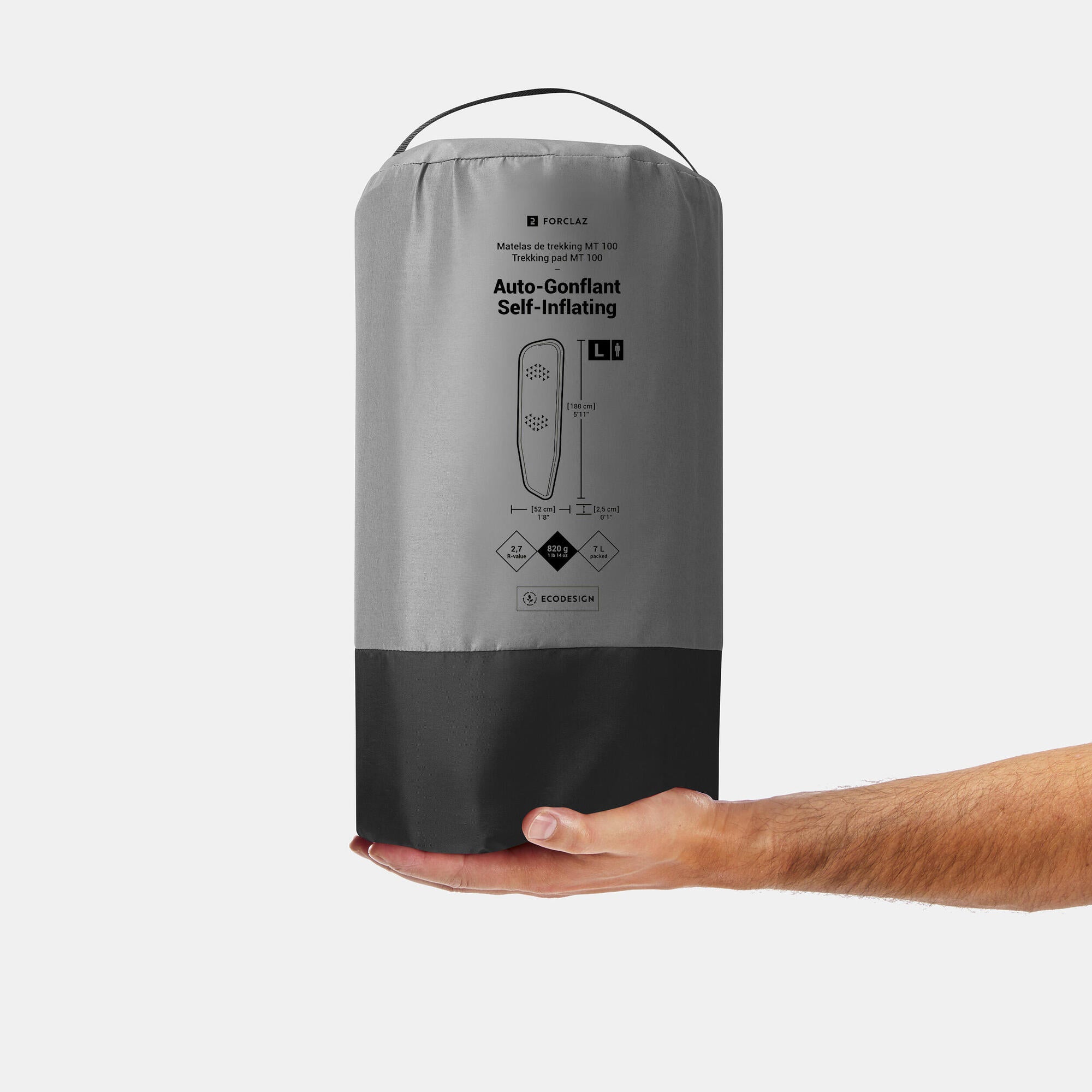 Forclaz Trek 500L Self-Inflating Backpacking Mattress - Image 2