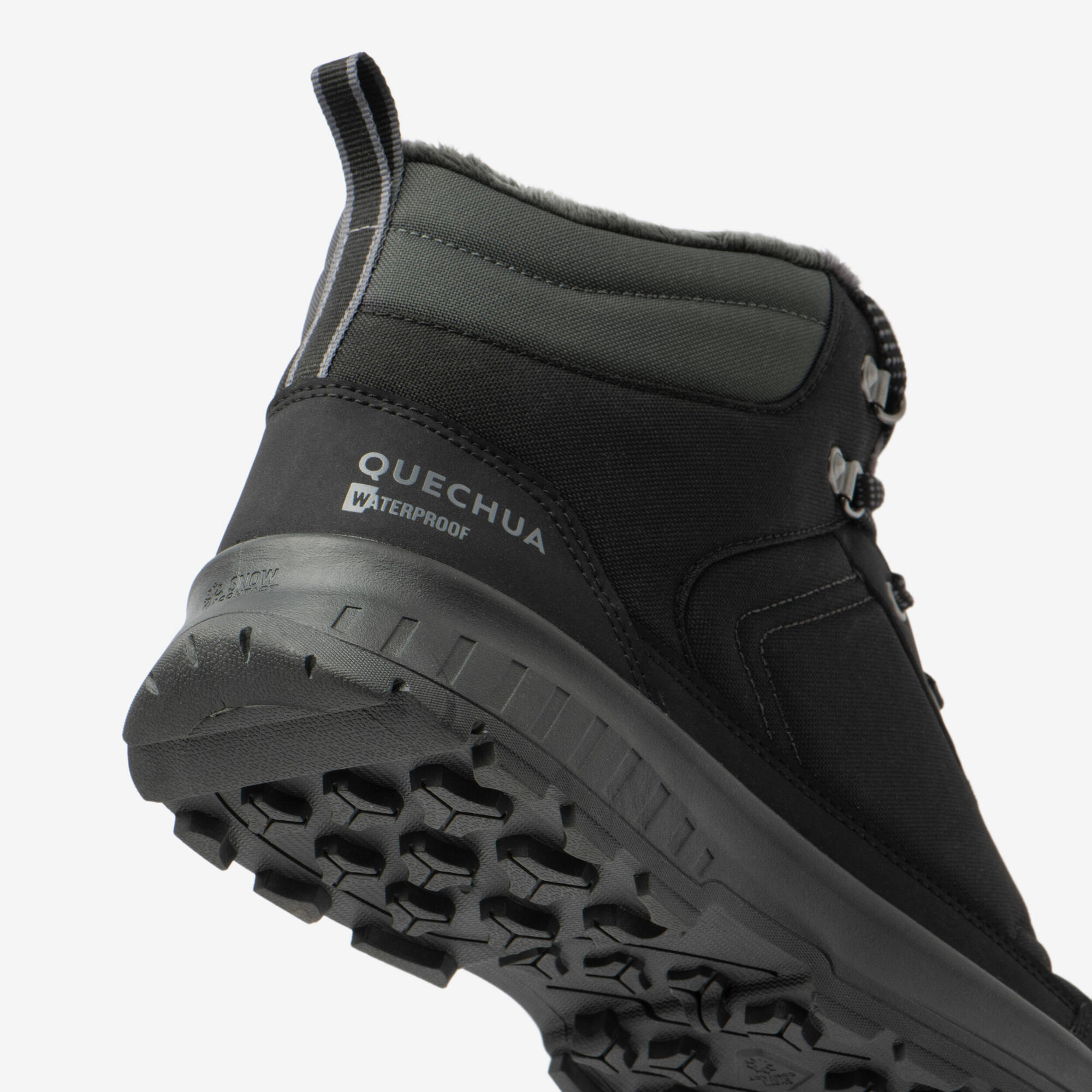 Quechua Men's NH100 Warm Waterproof Mid Snow Hiking Boots - Image 7