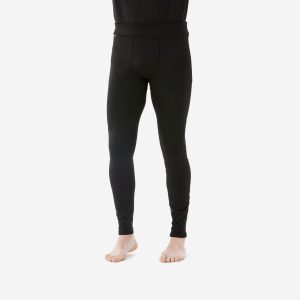Wedze Men's Ski Base Layer Bottoms - BL 500 - Black