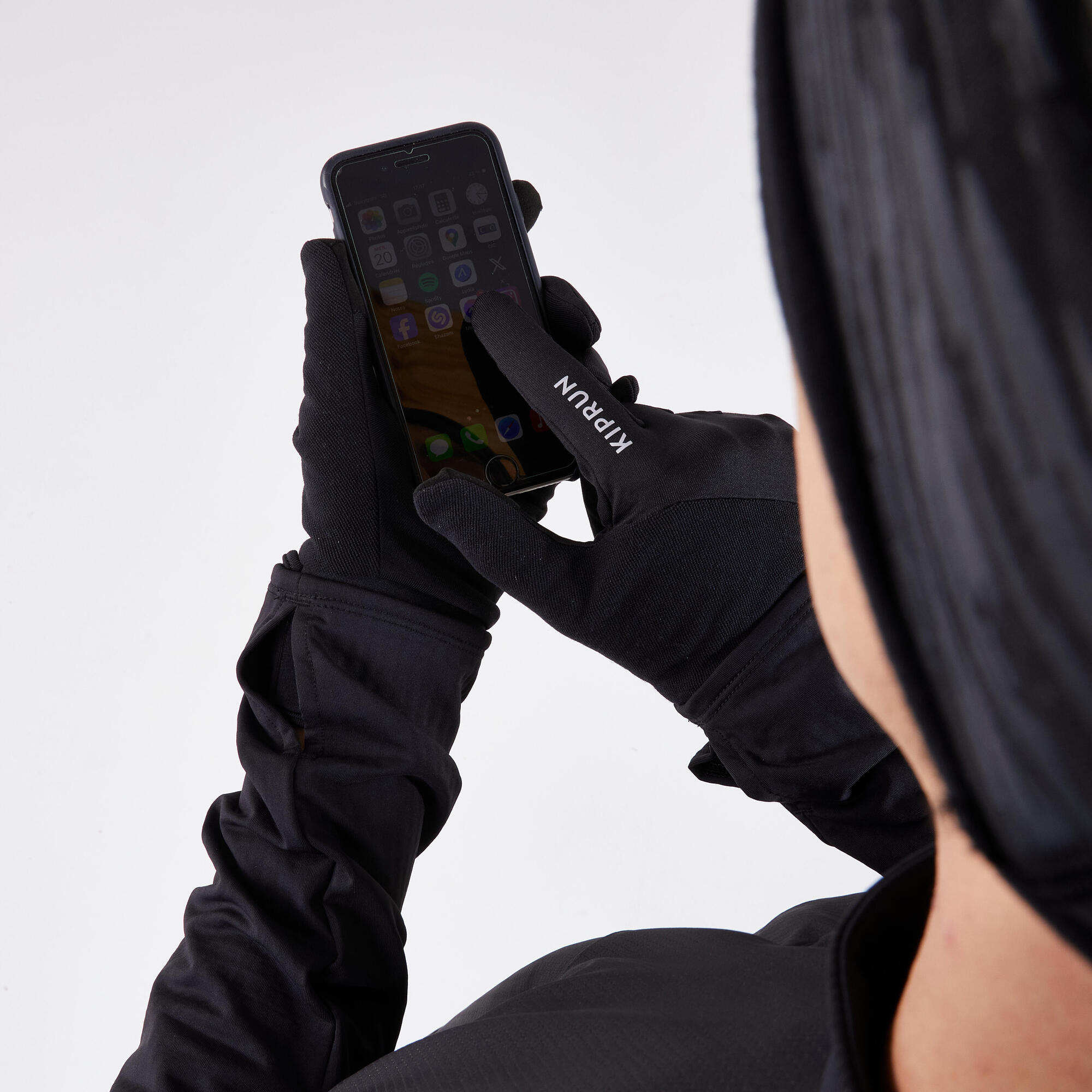 Kiprun Adult Evolutiv V2 Convertable Running Gloves with Mittens - Image 5