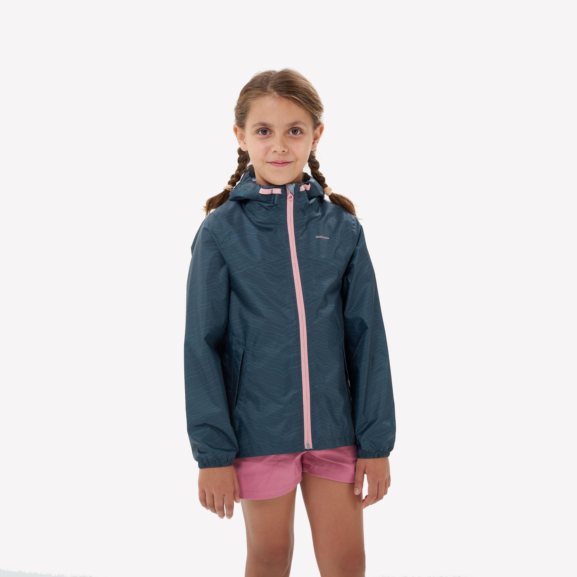 Quechua Kids' MH150 Waterproof Hiking Jacket ?C Ages 7?C15