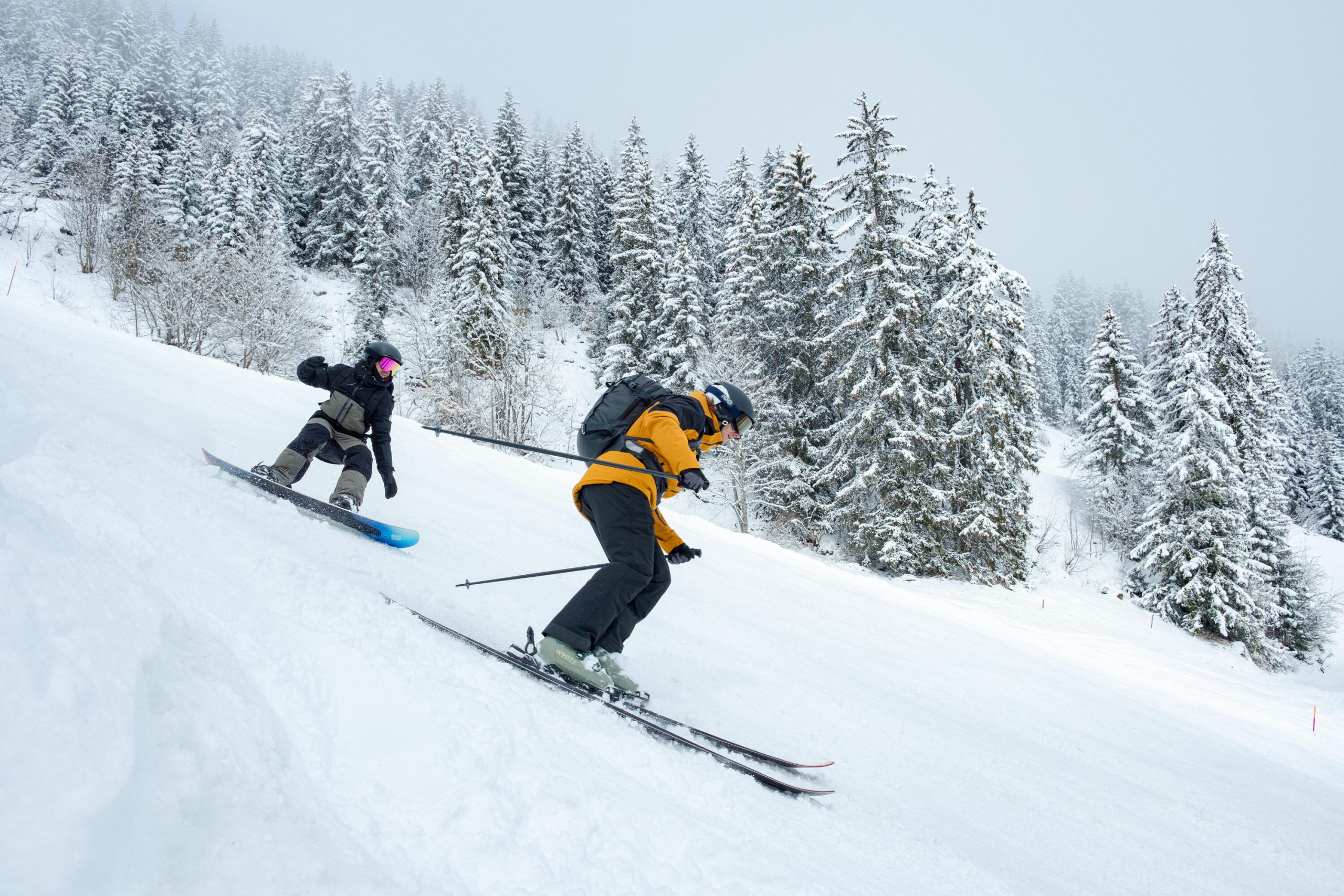 Wedze Men's 100 Warm Waterproof Snow Pants - Image 7