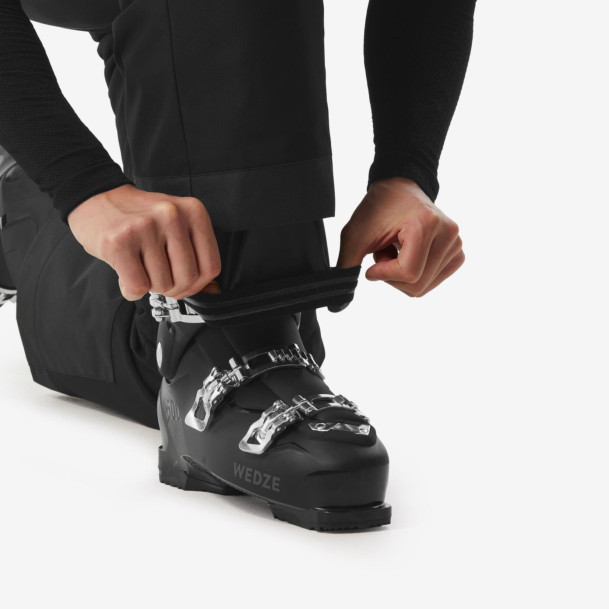 Wedze Men's 100 Warm Waterproof Snow Pants - Image 5