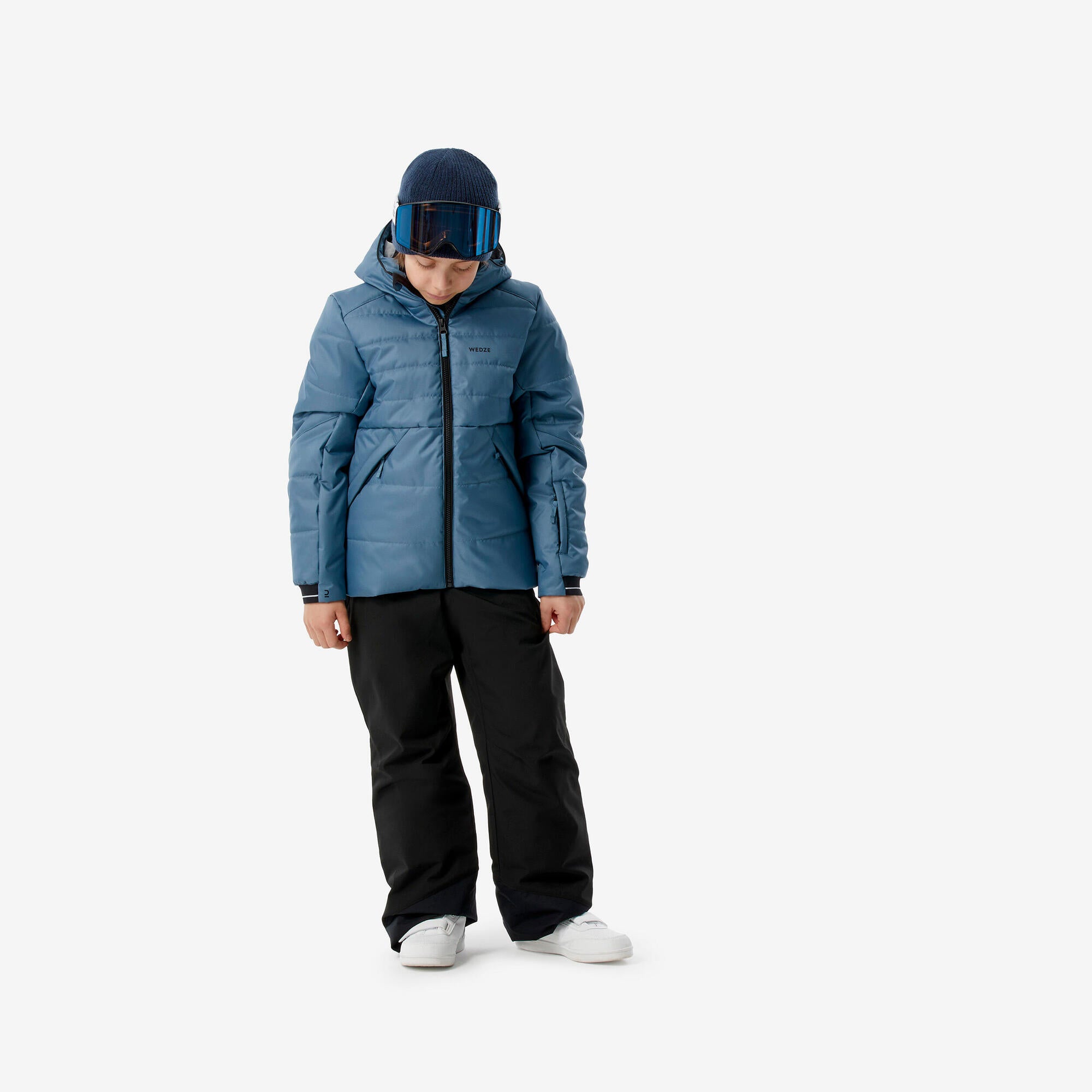 Wedze Kids' 100 Waterproof Puffer Ski Jacket - Image 3