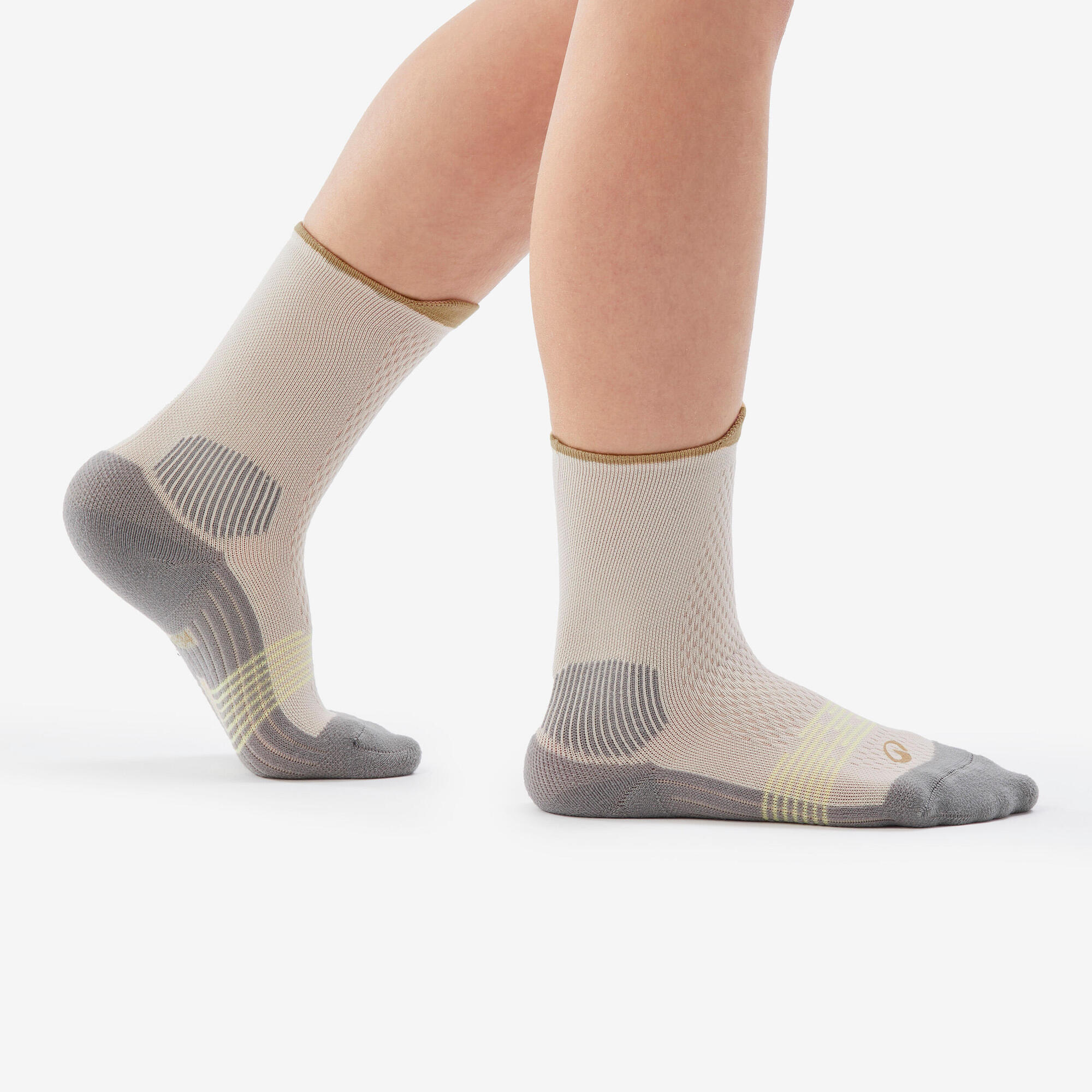 Quechua Kids' Hike 500 Crew Hiking Socks 2-Pack - Image 9