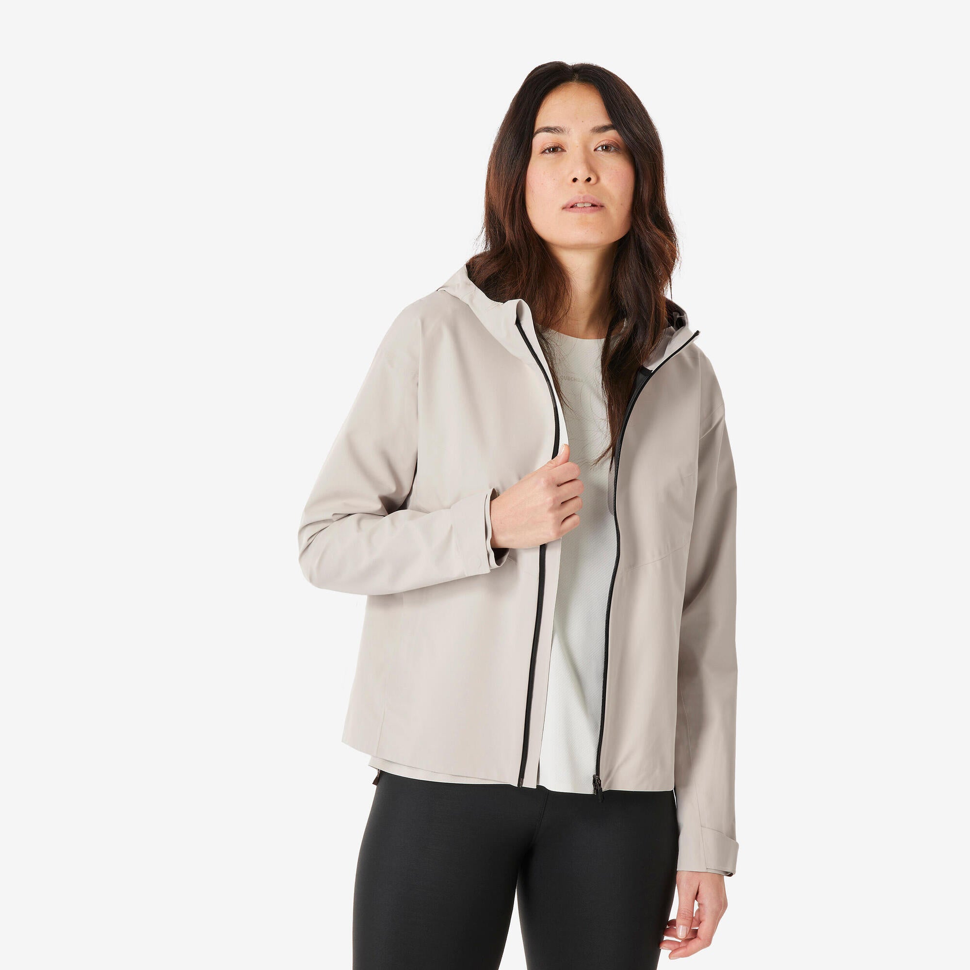 Quechua Women's MH100 Lightweight Waterproof Hiking Jacket - Image 8