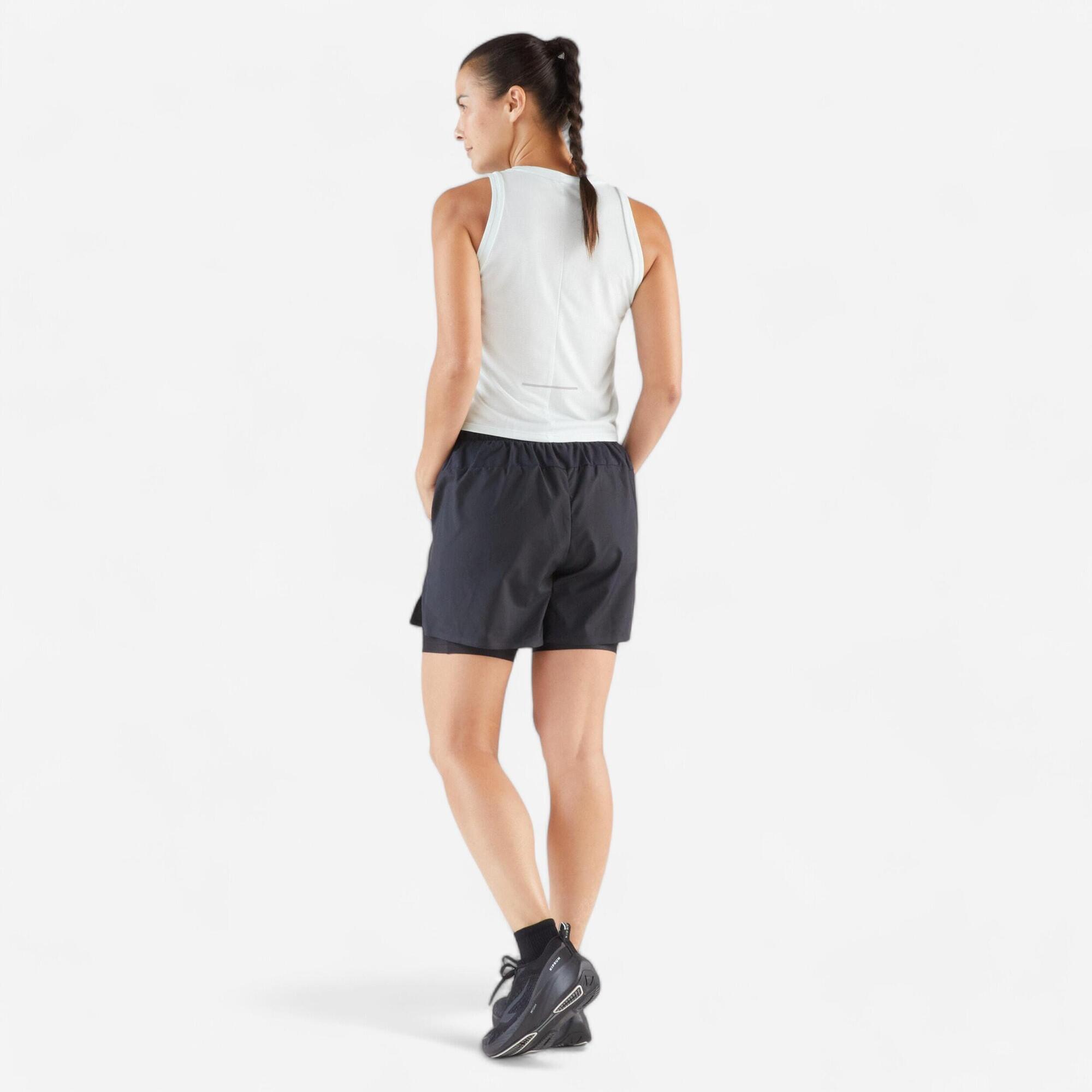 Kiprun Women's Run 500 2-in-1 Compression Running Shorts - Image 7