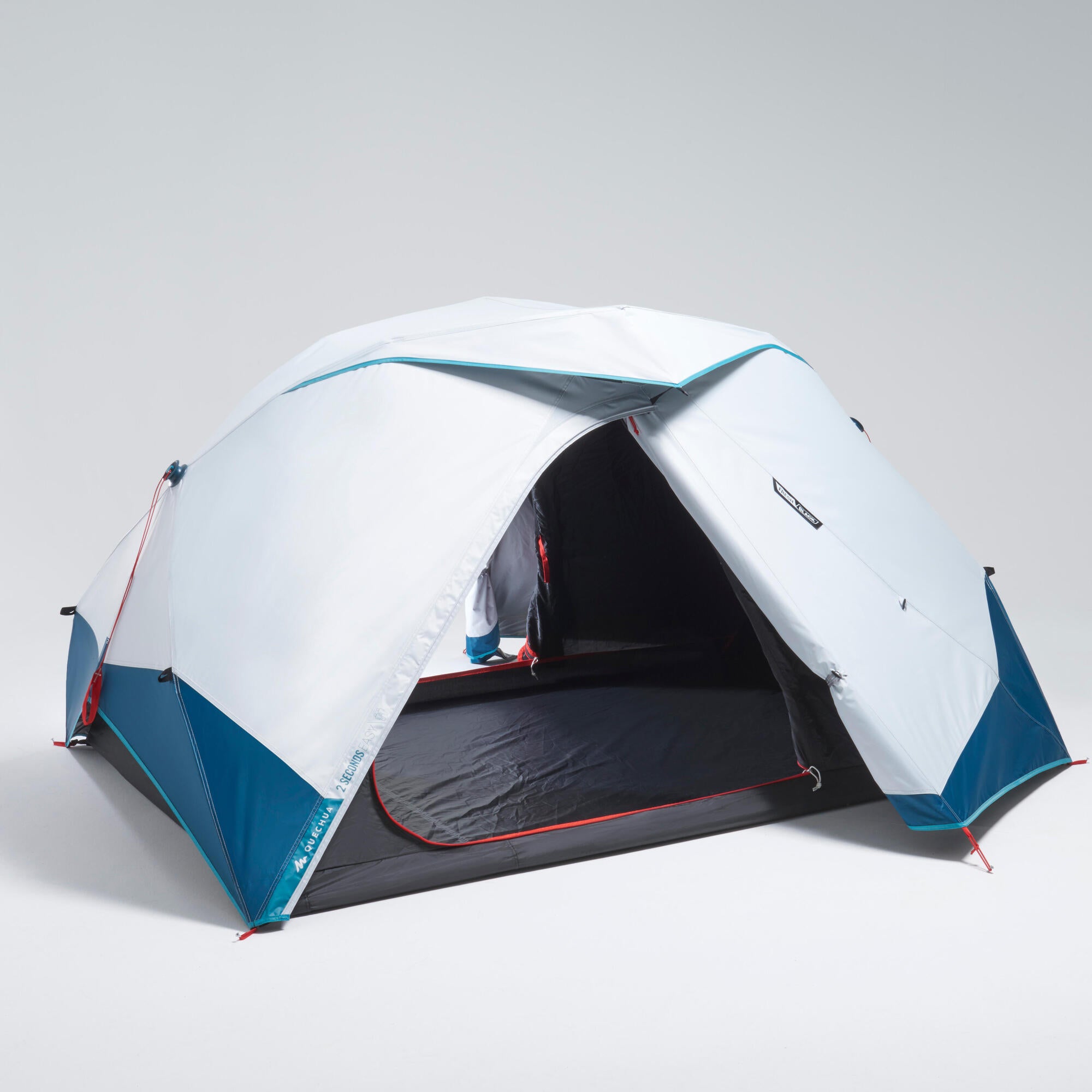 Quechua 2 Second Easy Fresh & Black Waterproof Pop Up Camping Tent 2 Person - Image 8