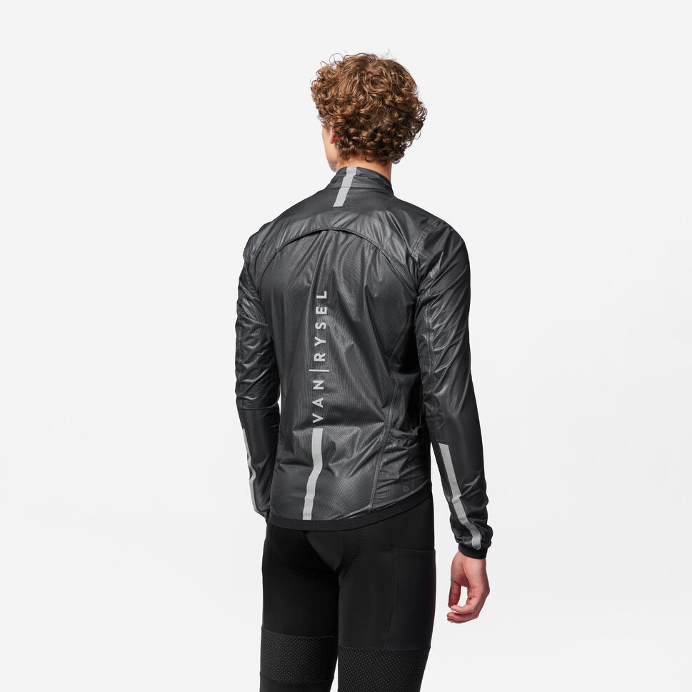 Van Rysel Men's Ultralight Waterproof Cycling Jacket - Image 3