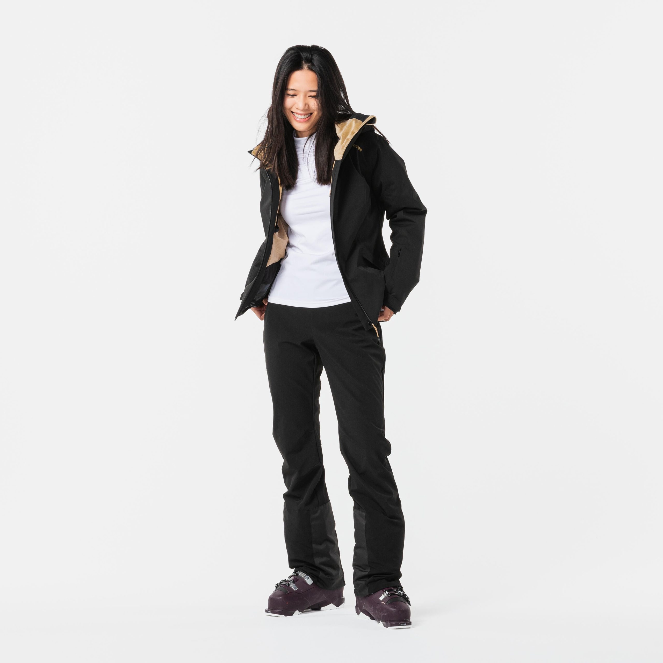 Wedze Women's 500 Slim Waterproof Snow Pants - Image 6
